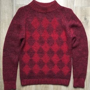 Vintage Mock Turtleneck Sweater